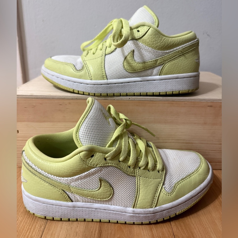 Jordan 1 low womens lime light